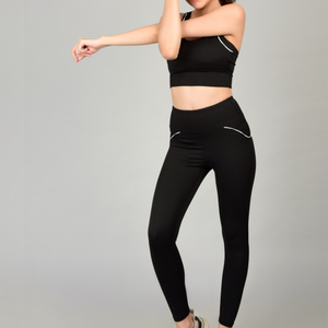 Training High Quality Sports <b>Bra</b> High Waist Leggings Suit Long Sleeve Workout Wear Gym Sportswear Women Fitness Clothes Yoga Set - Product Image 2