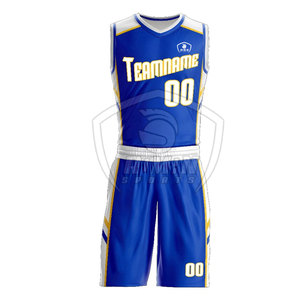 Uniformes de basket-ball de haute qualité fabriqués en usine au meilleur prix de gros, nouveau design, taille personnalisée - Product Image 2