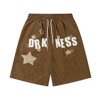 Short d'été respirant patch personnalisé brodé avec cordon de serrage short de sport pour homme streetwear short pour homme