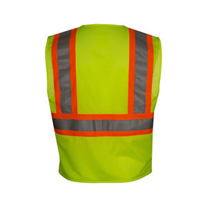 Chaleco de seguridad impermeable al por mayor 2026 con bolsillo frontal transparente, logotipo personalizado, servicio OEM, ropa de trabajo sin mangas, precio bajo - Product Image 5