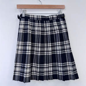 Minifalda Escocesa de Tartán para Mujer, Talla Personalizada, de Lana, Plisada, con Hebillas, Diseño a Cuadros Negros, para Chicas Escocesas - Product Image 6