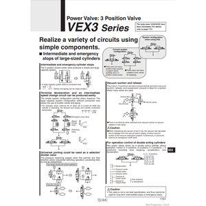 Vanne de commande de soupape de puissance VEX3902-205DZ-B SMC Pneumatics - Product Image 3
