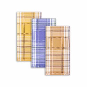 Essuie-tout de cuisine en coton 100% à motif à carreaux teint en fil, séchage rapide, pour usage domestique (vente en gros) - Product Image 6