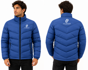 Chaqueta Acolchada Ligera para Hombre, Personalizada, con Aislamiento, para Invierno, con Cierre, de Poliéster, Informal, para Exteriores, Fabricante OEM ODM - Product Image 1