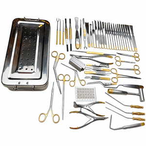 Ensemble d'instruments de rhinoplastie de haute qualité, 53 pièces, en acier inoxydable, kit de chirurgie reconstructive plastique, certifié CE, médical - Product Image 1