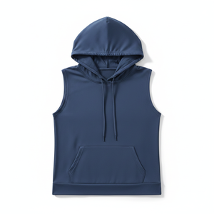 Women's Hooded Fleece Tank <b>Top</b>-Anti-Pilling Sleeveless Streetwear Style for Sports Yoga Training vest for women - Product Image 2