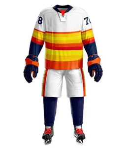 Uniforme de Hockey sobre Hielo Sublimado con Diseño OEM Personalizado al por Mayor para Hombre con Nombre del Equipo, Nuevo Estilo, Transpirable y Fácil de Usar - Product Image 2