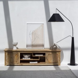 ตู้วางทีวีไม้แวนดาน่า โนวารา นิมบัส พร้อมที่เก็บของ ตู้คอนโซลไม้จริงทันสมัย - Product Image 5