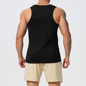 Mens <b>Athletic</b> Training Tank Top Breathable Sleeveless Gym Vest Lightweight Fitness Muscle Wear Quick Dry Active Apparel - Product Image 6