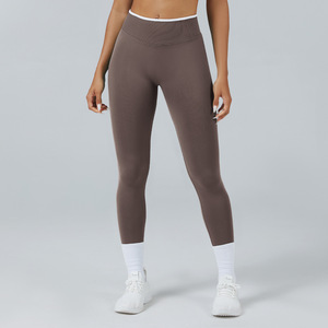 Vêtements de sport sans couture personnalisés pour femmes, vente en gros, tenues de gym, vêtements de fitness, leggings sans couture froncés push-up pour femmes 2026 - Product Image 3