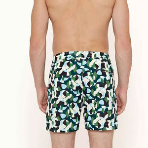 Trajes de Baño Ligeros de Secado Rápido para Hombre, Pantalones Cortos de Playa Estampados de Verano, Proveedor OEM, Pantalones Cortos de Playa Estampados para Hombre con Cintura Elástica de Secado Rápido - Product Image 2