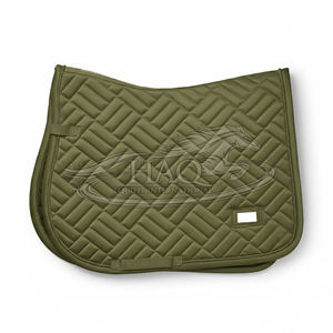 Tapis de selle professionnel pour chevaux avec construction en tissu respirant, rembourrage absorbant les chocs et coque durable - Product Image 4