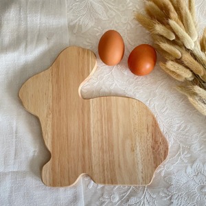 Planche à découper en bois de forme rectangulaire avec rainure pour les jus, poignée, écologique, passe au lave-vaisselle, pour cuisine et hôtel - Product Image 5