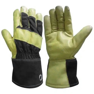 Guantes de Seguridad de Cuero Vacuno de Primera Calidad, Guantes Industriales de Cuero y Algodón Antiestáticos para Protección de Manos - Product Image 4