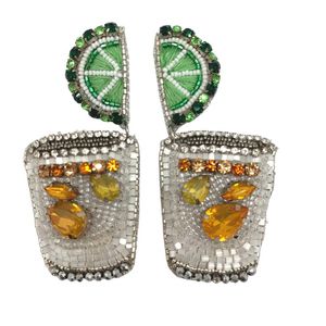 Pendientes de cuentas hechos a mano para mujer, joyería de moda, pendientes de cuentas coloridos, joyería ligera de estilo bohemio. - Product Image 6