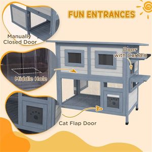 Casetta per gatti della nave da compagnia vietata da case e mobili - Product Image 5