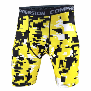 Best Selling Price <b>Compression</b> <b>Short</b> Custom Breathable Sweat <b>Compression</b> Running Training Sports Workout Gym Men's <b>Shorts</b> - Product Image 3