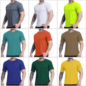 T-shirt de sport personnalisé avec logo frontal, 100 % coton, léger, respirant, séchage rapide, pour promotion et image de marque, avec fonction anti-rétrécissement - Product Image 4