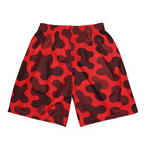 กางเกงขาสั้นผู้ชายแบบตาข่าย ทรงฮิต เอวยางยืดสูง แห้งเร็ว ระบายอากาศได้ดี ผ้าฝ้าย/โพลีเอสเตอร์ 220 กรัม ความยาวขาใน 5 นิ้ว รับสั่งทำ - Product Image 2