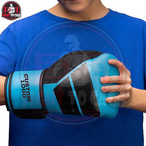 ถุงมือชกมวยเด็ก หนัง PU หนาพิเศษ สำหรับฝึกซ้อมต่อสู้ มวยไทย คาราเต้ คิกบ็อกซิ่ง ขนาด 16 ออนซ์ รุ่นใหม่ - Product Image 3