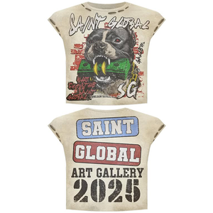 เสื้อยืดสตรีทแวร์ Y2K สำหรับผู้ชาย ผ้าฝ้าย 100% เป็นมิตรกับสิ่งแวดล้อม ระบายอากาศได้ดี คุณภาพสูง ทรงปกติ - Product Image 1