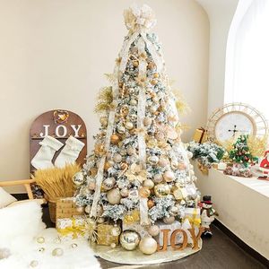 Set di 24 Palline di Natale in Oro Champagne, Decorazioni Infrangibili per Albero di Natale, Ornamenti Natalizi - Product Image 2