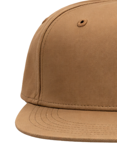 Customized Khaki Brown <b>Flat</b> Brim Snapback <b>Cap</b> For <b>Men</b> Women Adjustable Cotton Baseball Hat Casual Streetwear Premium Quality - Product Image 4