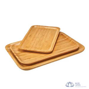 Plateau de service en bois moderne et écologique, organisateur de table basse créatif, support d'accessoires d'hôtel exquis, bleu – Vente chaude - Product Image 2