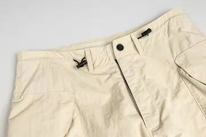 Pantalones Cargo Acampanados de Lona Beige, Cintura Media, Cierre de Cremallera, Lavado Primaveral, Suaves, Ajuste Holgado, Multibolsillos, Transpirables, Estilo Casual, Pierna Ancha - Product Image 5