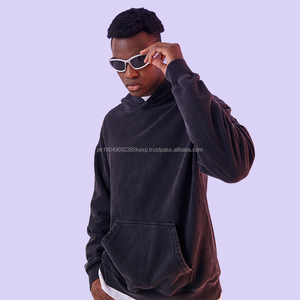 Sudadera con capucha de hombre de peso pesado de streetwear en blanco ropa personalizada logotipo sudaderas con capucha de hombre de gran tamaño - Product Image 6