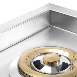 17.000 BTU a Propano # # # # Convertibile a Gas Naturale # # # # Acciaio Inossidabile 304 # # # # Cucina all'aperto # # # # Bruciatore Laterale - Product Image 6