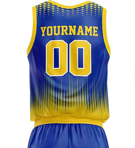 Ensemble de maillots de basket-ball personnalisés de qualité supérieure en gros, 100 % polyester, uniformes de basket-ball pour hommes et femmes - Product Image 4