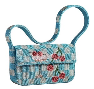 Hot Selling Glass Beads Shoulder Bag with Magnetic Closure Beadwork Summer <b>Beach</b> Office & Travel Bag Gifted for Girls Women Bag - Product Image 5