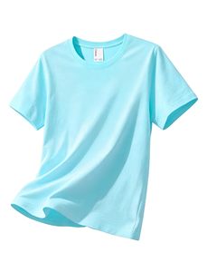 Camiseta de punto de poliéster 100% de manga corta con cuello redondo para hombre, ajuste regular casual, color liso blanco y amarillo, anti-bolitas en la parte delantera. - Product Image 5