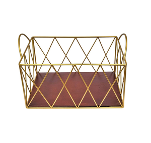 Cesta Redonda de Alambre Metálico Personalizada de Estilo Europeo para Cocina, con Diseño Moderno para Almacenar Frutas y Verduras - Product Image 4