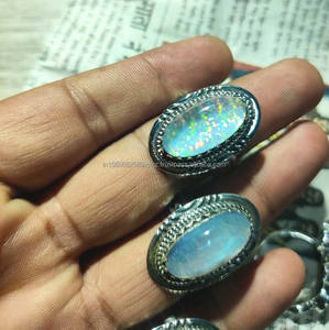 จี้ทองแดงทำด้วยมือสุดหรูสร้อยคอทองทองเหลืองอัญมณีลวดห่อแบบปรับได้สไตล์พุทธแบบวินเทจคู่รักวันวาเลนไทน์ - Product Image 3