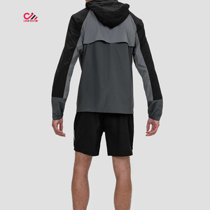 Ensembles coupe-vent OEM 2026 – Survêtement court en polyester et nylon pour homme, coupe-vent, avec vestes zippées et shorts – Ensemble deux pièces - Product Image 1