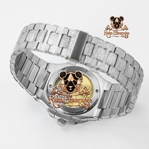 Reloj de Lujo de la Mejor Calidad, Plata 925, Diamantes Moissanite VVS, Totalmente Adornado, para Fiestas y Uso Diario, Disponible en Grandes Cantidades - Product Image 5