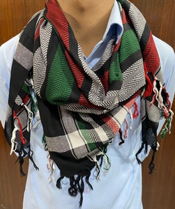 UAE & Kuwait Support Scarf High Quality comfortable Scarf in Kuwaiti and emirati Colors solidarity Promotion for Kuwait & UAE - Product Image 1