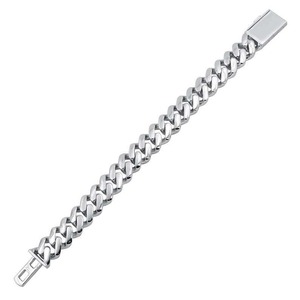 Iced Moissanite Diamond Hip Hop Cuban Link <b>Bracelet</b> For Men Round Cut Diamond Jewelry Celebration Party Gift For Unisex - Product Image 1