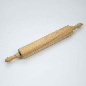 Hot Sale Custom Kitchen Wood Anti Stick <b>Rolling</b> <b>Pin</b> Household Wooden Baking Roll <b>Pin</b> for Cookie Pastry - Product Image 2