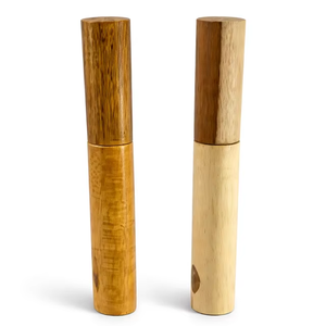 ที่ใส่ไม้กวาดฟันไม้ธรรมชาติ สลักเลเซอร์โลโก้ตามสั่ง สำหรับไม้กวาดฟันขนาด 6 นิ้ว - Product Image 1