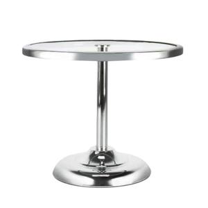 Support de présentation de gâteaux en aluminium métallique de style moderne pour la décoration de table de dessert et de mariage - Product Image 2
