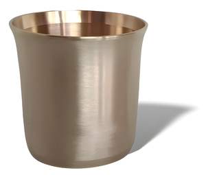 Vaso de Vidrio Hecho a Mano con Acabado Mate Kansa Puro, Vajilla y Artículos para Bebidas, Vidrio Bronce, 250 ml - Product Image 4