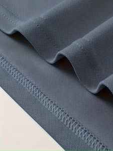 Camiseta Polo de Manga Larga para Hombre, 100% Algodón, Informal, Deportiva, para Exteriores, Transpirable, para las Cuatro Estaciones - Product Image 5