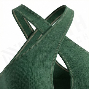 ชุดออกกำลังกายสีสันตามสั่ง ชุดโยคะ ชุดกีฬา เสื้อชั้นในออกกำลังกาย กางเกงวิ่งเอวสูง ชุดออกกำลังกายสำหรับผู้หญิง - Product Image 4