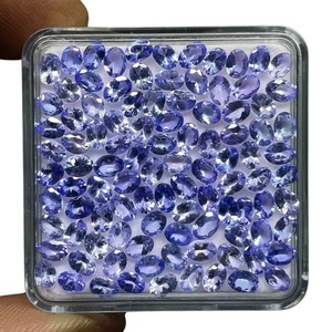 Tanzanita Natural de Corte Ovalado, Color Azul Violeta, Piedras Preciosas Sueltas de 4x3mm, Piedra Semipreciosa Brillante, Lote de Piedras Preciosas al por Mayor - Product Image 4