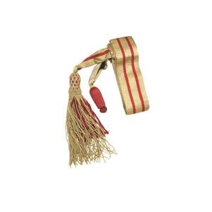 Longue ceinture en tissu de soie lavable et écologique de la marque D-TEXUNI pour robes, garniture à franges, vêtement tissé - Product Image 1