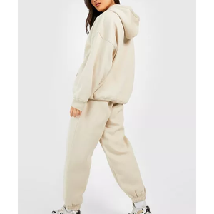 Ensemble jogging 2 pièces pour femme, sweat-shirt à capuche à manches longues, pull oversize, pantalon de survêtement assorti, survêtement pour adolescente - Product Image 6