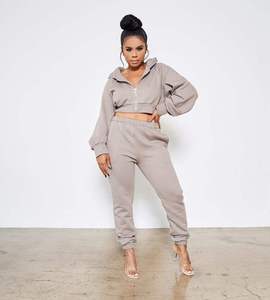 Conjunto Deportivo de Moda Personalizado para Mujer, Ropa de Otoño, Manga Larga, Sudadera Sexy, Pantalones Casuales, Traje Deportivo - Product Image 6